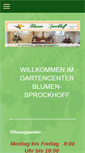Mobile Screenshot of blumen-sprockhoff.de